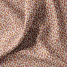 Printed Cotton KARLI Caramel / Violet